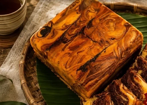 Kek Marble Kayu